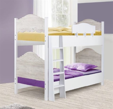 تخت دوطبقه چوبی نرگس D125